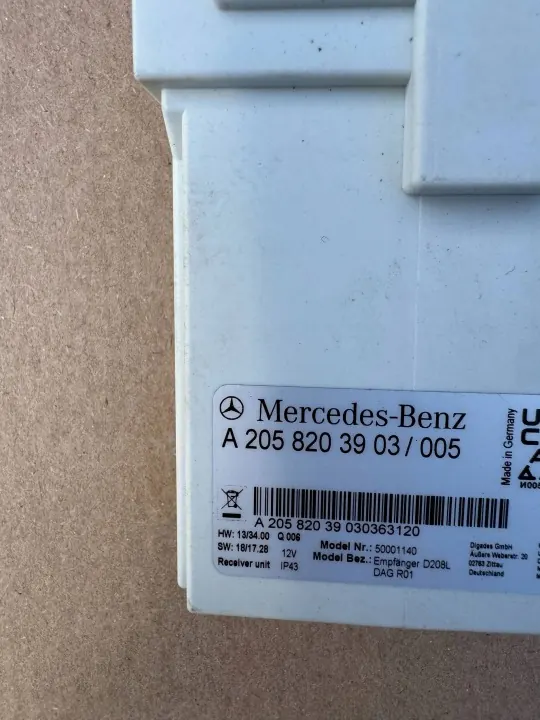 Webasto Ohjausyksikkö Mercedes A2058203903 image 4