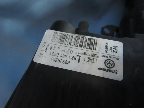 Farol esquerdo VW Golf 6 5K1 Valeo completo EUROPA image 9