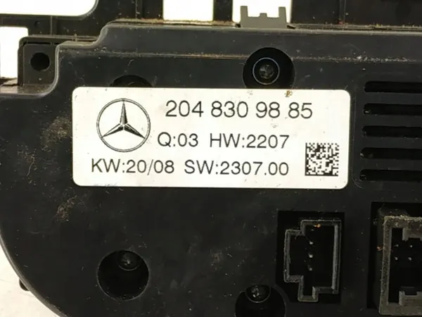Mercedes-Benz C W204 ilmastointipaneeli OEM A2048309885 image 7