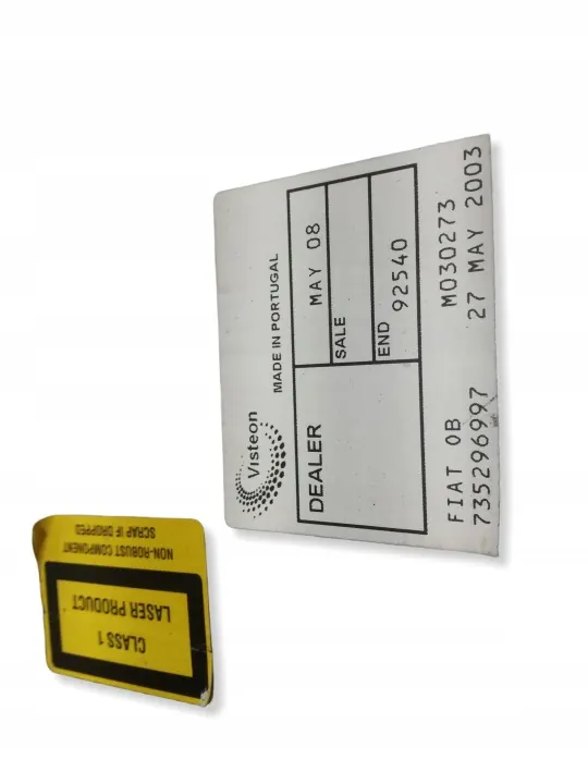 Radio Fiat d'occasion OEM 735296997 - Compatible image 4