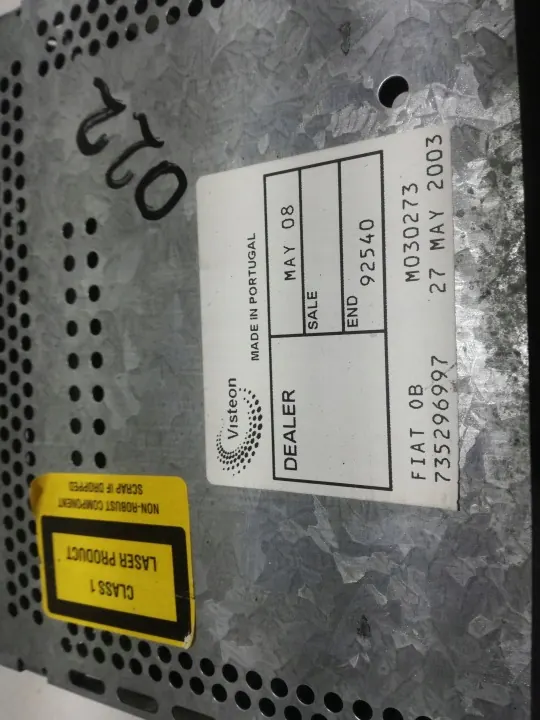 Radio Fiat d'occasion OEM 735296997 - Compatible image 6