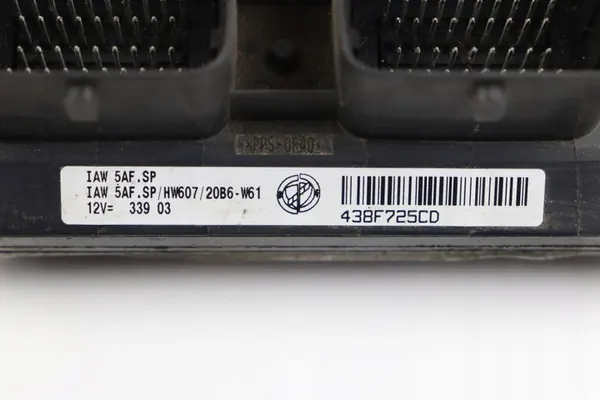 Moottorin ECU-ohjain Fiat Panda II 2005 IAW5af.sp image 3