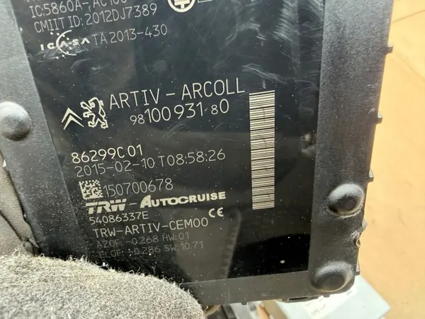 Sensor radar OEM 9810093180 para Peugeot 308, 508 image 4