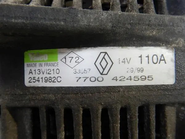 Vaihtovirtageneraattori Renault Laguna I 2.2 DT 7700424595 image 4