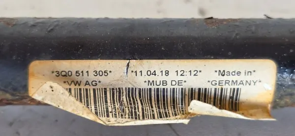 Barra estabilizadora trasera OEM 3Q0511305 VW Passat B8 image 6
