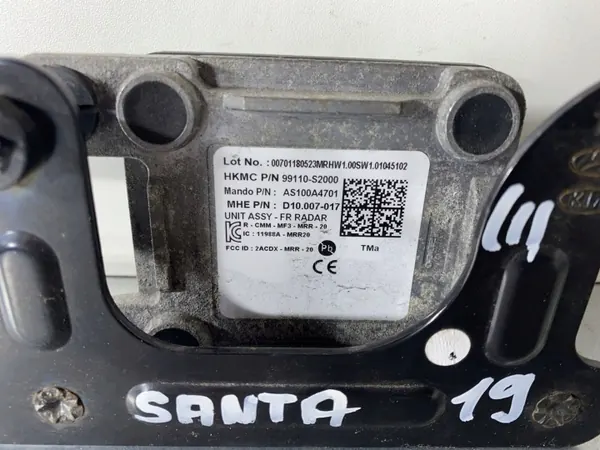 Radar de régulateur actif Hyundai Santa Fe OEM AS100A4701 image 3