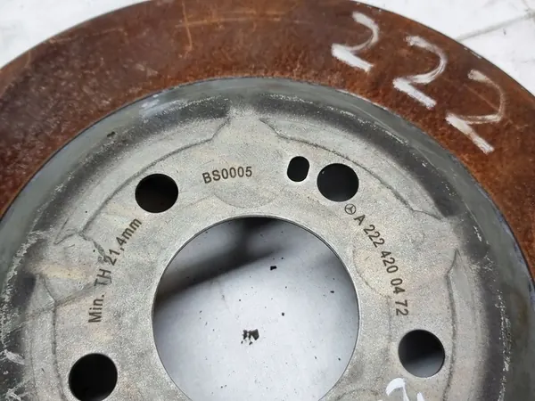 ACHTERSTE REMSCHIJF MERCEDES W222 W217 A2224200472 image 4