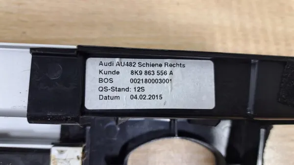 Audi A4 B8 Lift Kombi Katotankoteline Set OEM 8K9863556A image 4