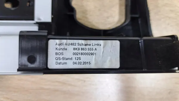 Audi A4 B8 Lift Kombi Katotankoteline Set OEM 8K9863556A image 5
