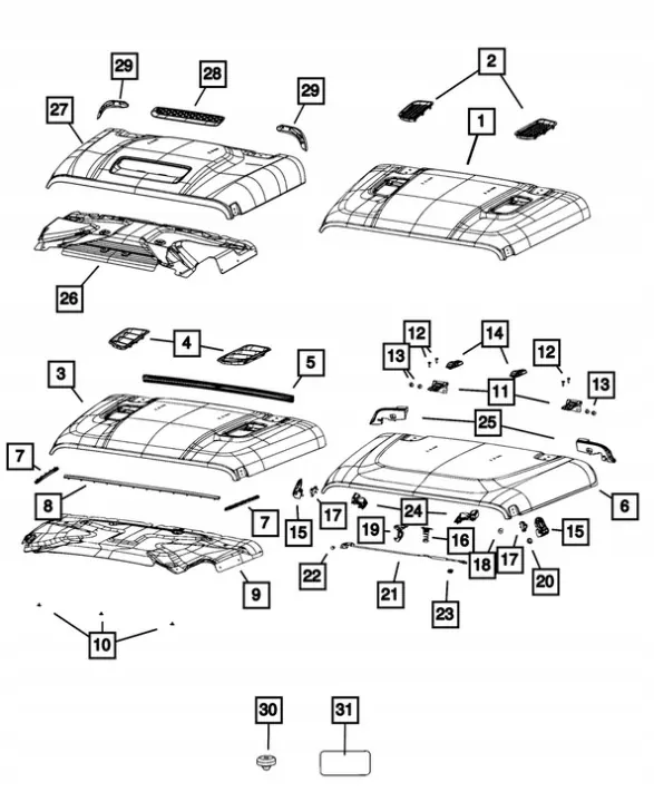 Motorkapvergrendeling OEM 68240951AB voor Jeep Wrangler JL image 3