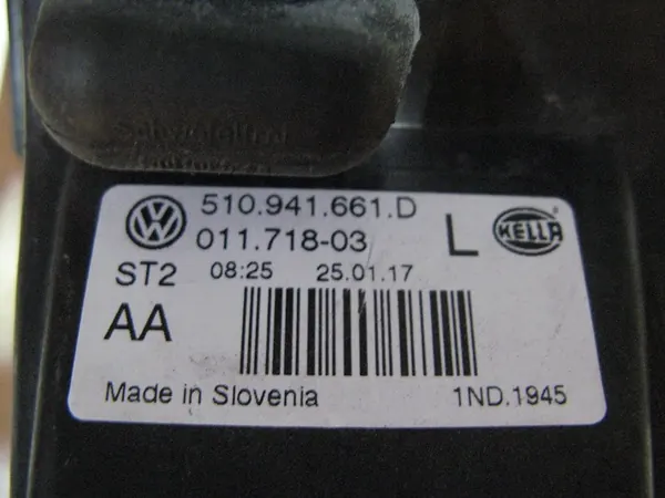 VOLKSWAGEN GOLF SPORTSVAN Farol Esquerdo 510941661D image 3
