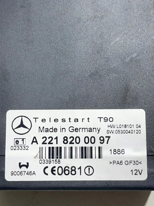 Controlador Webasto Mercedes GL X164 A2218200097 image 3