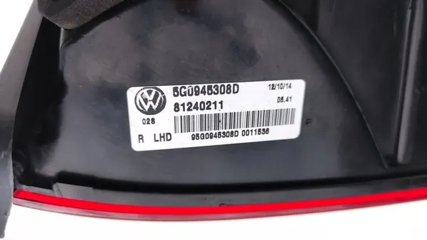 VW GOLF VII GTI Lámpara LED Trasera Derecha (LT85) image 8