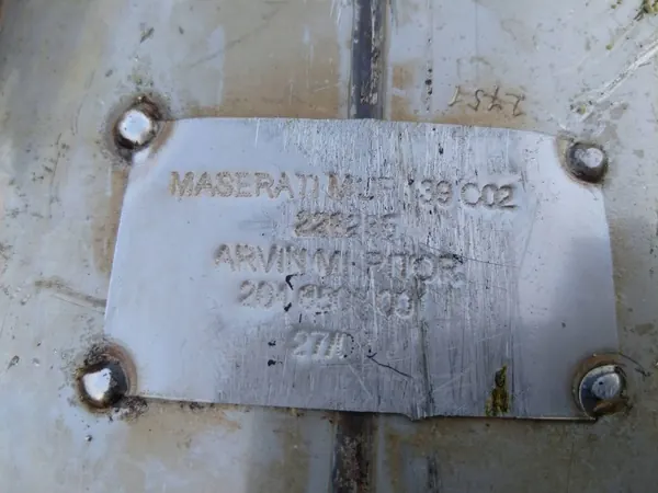 Résonateur de silencieux central OEM MUF139C02 Maserati image 5