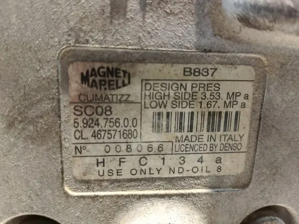 Compressore aria condizionata Magneti Marelli Fiat Punto II image 6