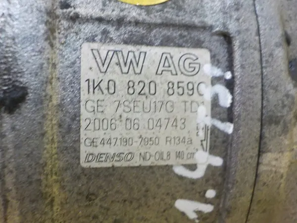 A/C Kompressori VW TOURAN GOLF JETTA 1.4 TSI 1K0820859C image 7