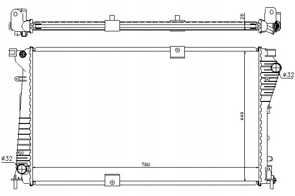 Nissens 630709 Radiador de refrigeración del motor image 5