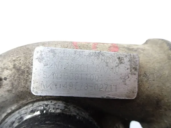 Turbocompresor KIA Hyundai 1.4 CRDI 28201-2A740 image 10