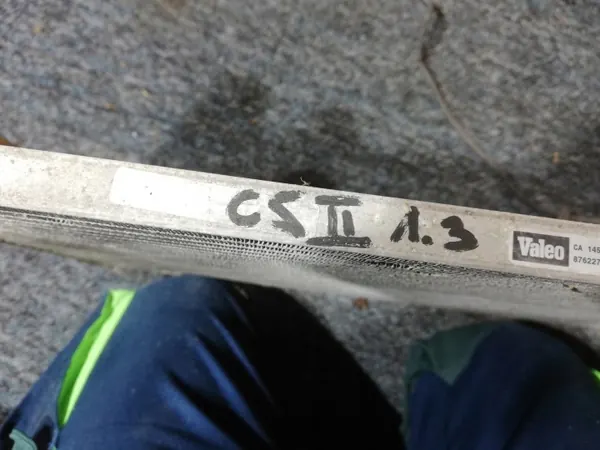 Citroen OE 9652775780 Condenseur AC d'occasion image 3