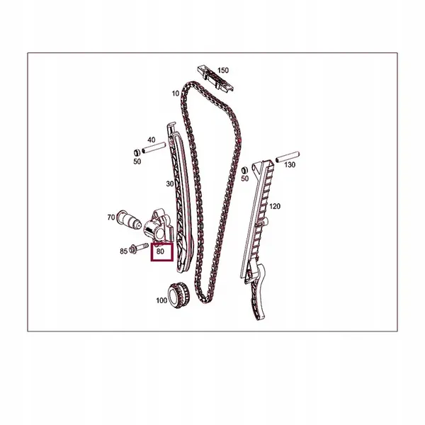 MERCEDES W176 W246 W205 W212 CLA C117 W117 GLA X156 Juego de distribución image 10