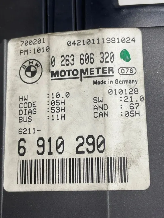 BMW E46 318i Manuaalinen Nopeusmittari 6910290 image 7