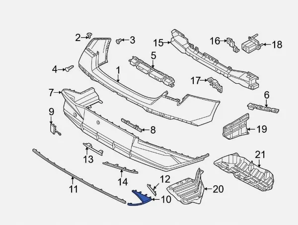 OEM 86697AAAA0 Linker Achterbumper Strip voor Hyundai Elantra image 7