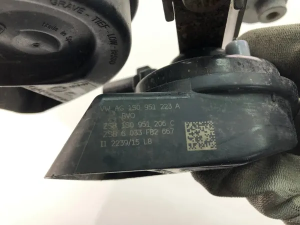 Klaxon VW OEM 1S0951206C pour UP 2015+ image 3