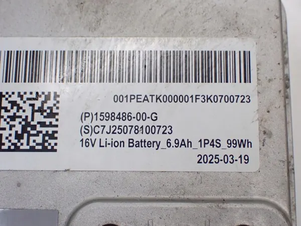 Tesla Batterijmodule OEM 1598486-00-G, 7Ah image 5