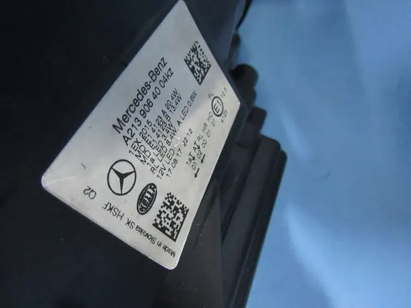 Rechter Mercedes W213 Performance Voor-Facelift Licht image 8