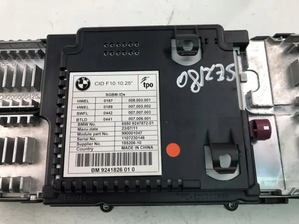 BMW 5-serie F10 Borddator OEM 9247872 image 3