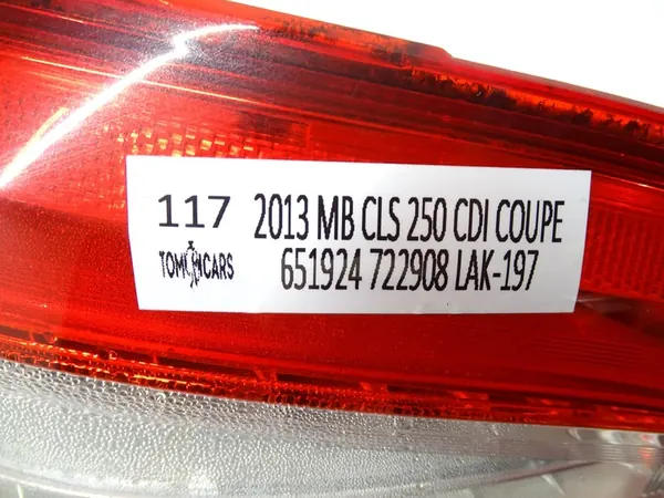 Linker Achterlicht Mercedes CLS 250 Sedan A2189060158 image 7