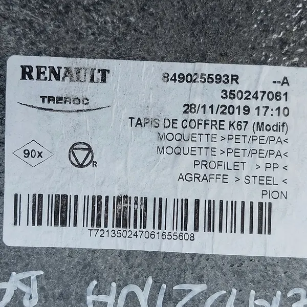 Tapis de Chargement Dacia DOKKER LODGY Original image 5