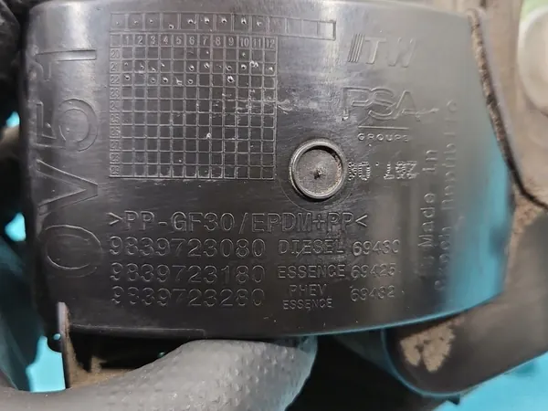 Capuchon de réservoir Opel Astra VI L 22 - Gris EVL image 5