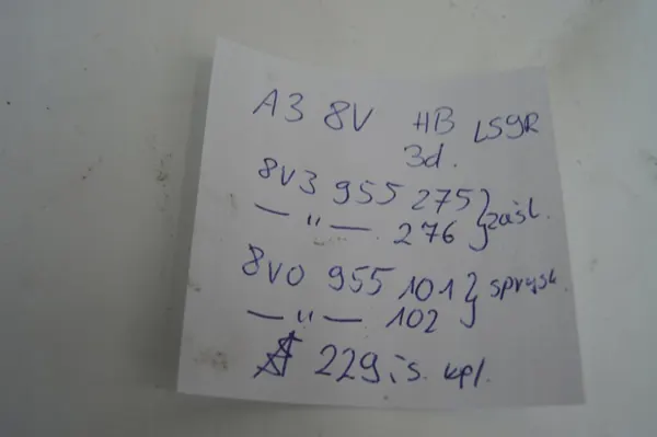 Tapa lavafaros izquierda/derecha OEM 8V0955101 para Audi A3 8V image 10