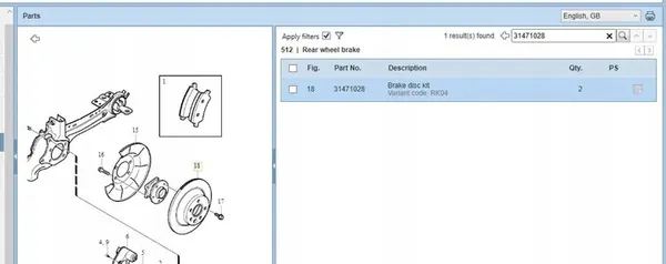 Disco de Freio Traseiro Volvo S60 II image 8