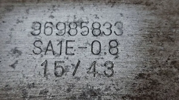 Proteção do tanque de combustível Opel Mokka X 2016 96985833 image 2