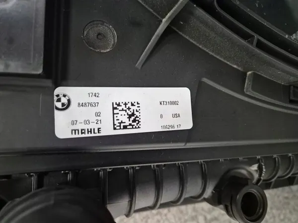 Conjunto de ventilador de radiador de agua BMW X3 G01 X4 G02 image 4