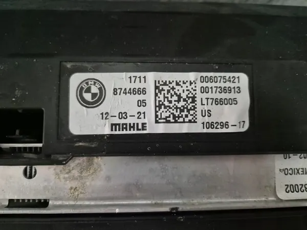 Conjunto de ventilador de radiador de agua BMW X3 G01 X4 G02 image 7