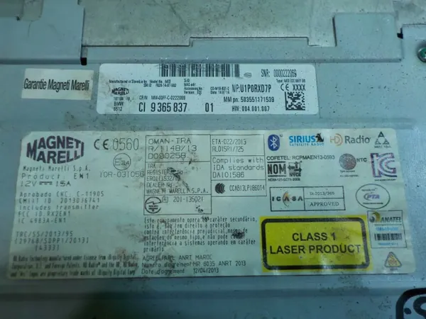 BMW OE Radio Navigation OEM 9365837 Begagnad image 3
