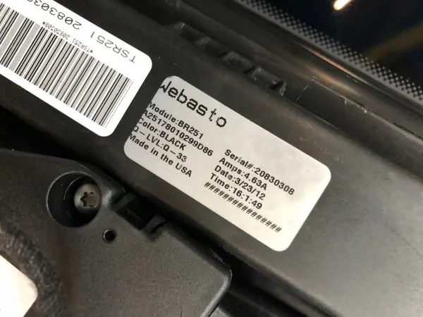 Mercedes GL X164 Schiebedach OEM A2517801029 Komplett image 3