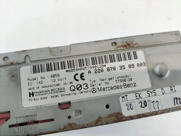 DVD ROM Mercedes Classe E W211 OEM A2208703589 image 4