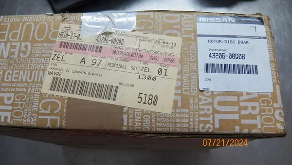 Disco de Freio Dianteiro Nissan NV400 Renault Master Opel Movano image 4