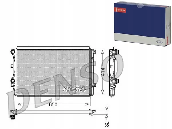 Denso DRM32015 Radiador de refrigeración del motor image 8