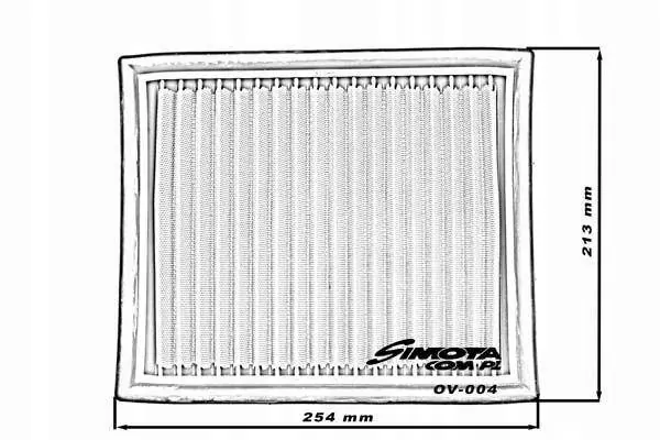 FILTRE À AIR SPORT SIMOTA AUDI A4 A6 SKODA SUPERB VOLKSWAGEN PASSAT image 3