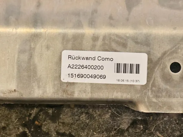 Mercedes S550 W222 Kofferraumtrennwand OEM A2226400200 image 10