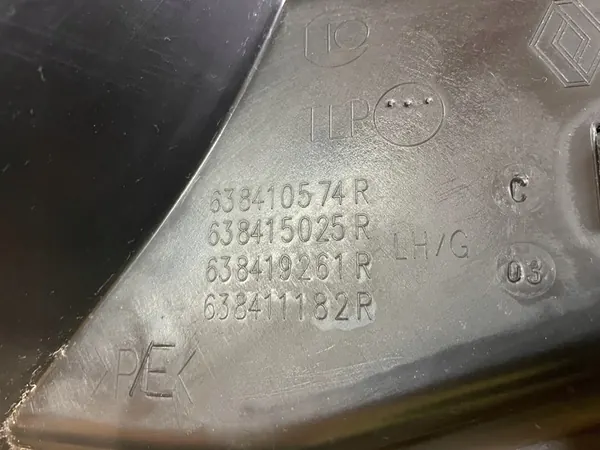 Left Front Wheel Arch Renault Clio 5V 638410574R image 4