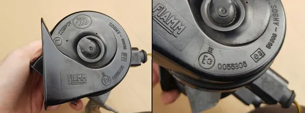 Conjunto de Buzinas Audi A3 8P - 08-13 - Original - Fiamm image 10