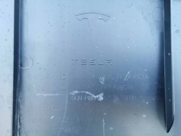 Placa protetora para-choques dianteiro Tesla OEM 193238600DBAX image 7