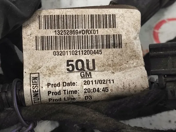 Faisceau PDC arrière Opel Meriva B OEM 13252869 image 5