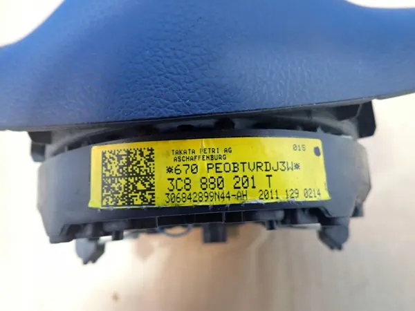 Airbag condutor usado OEM 3C8880201T Volkswagen image 8